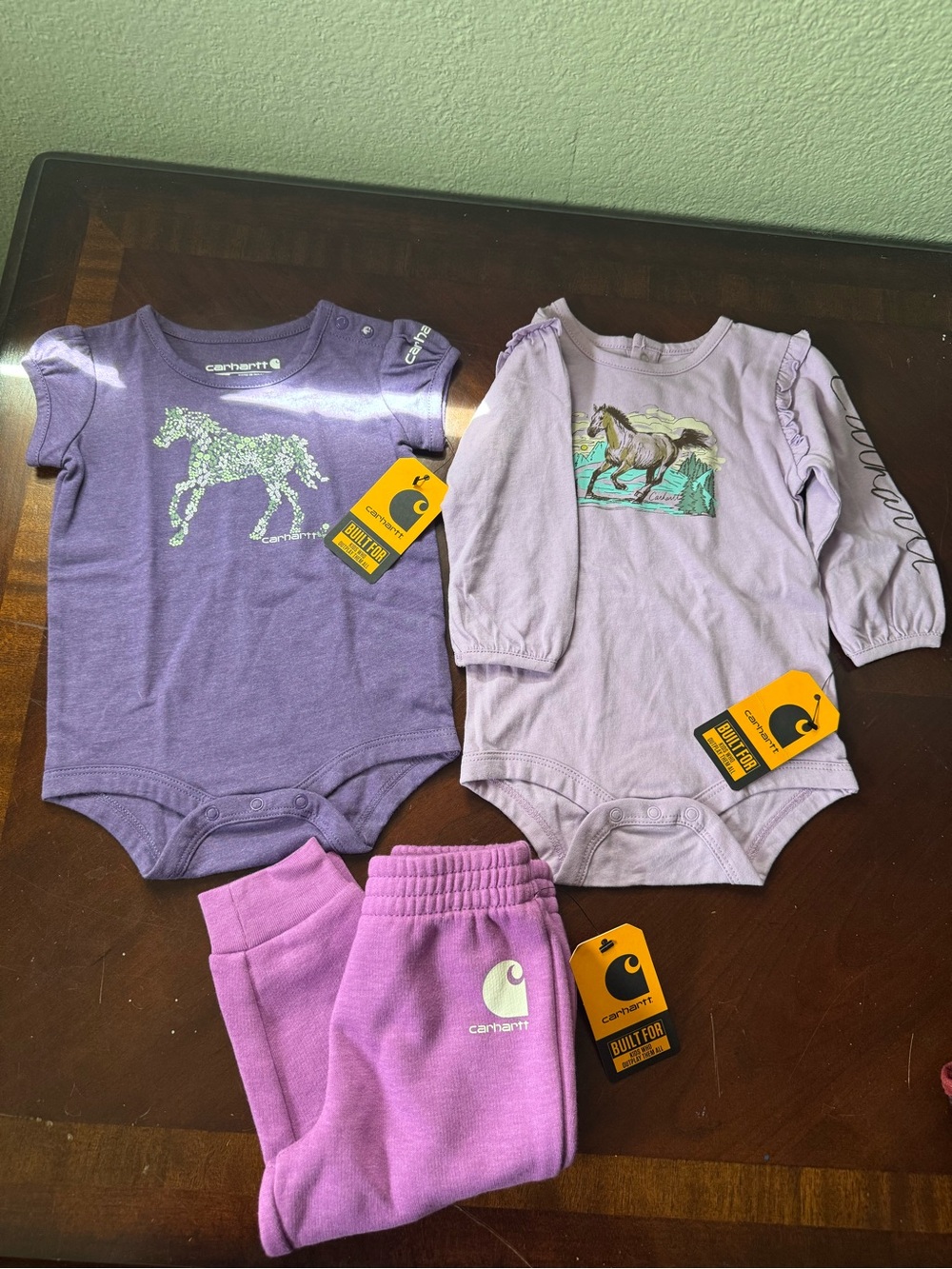 NWT Carhartt baby 3-6 months outfit set